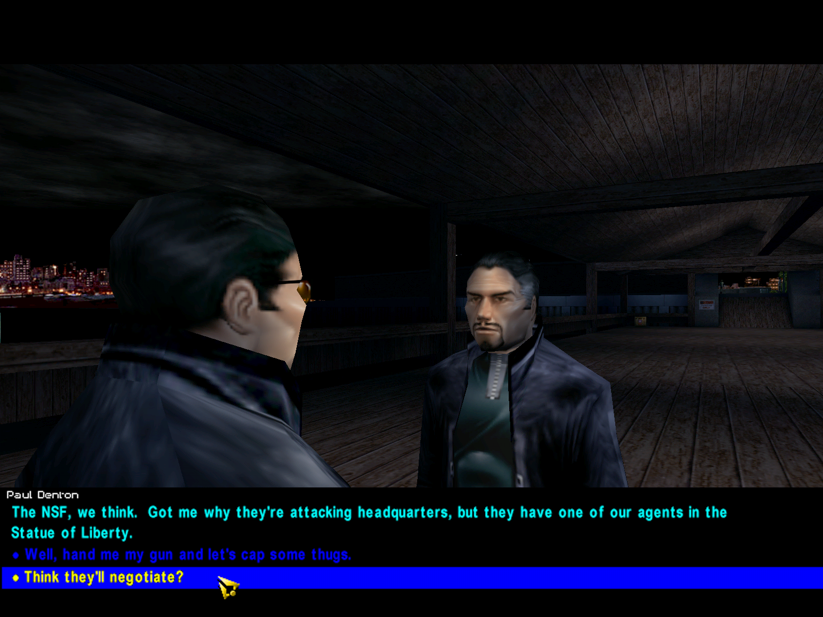 Ditto, talking to Paul, different dialogue.