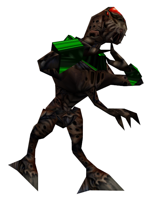 Barnacle2: An Alien Slave is being dragged up by a Barnacle. Barnacle2: An Alien Slave is being dragged up by a Barnacle.