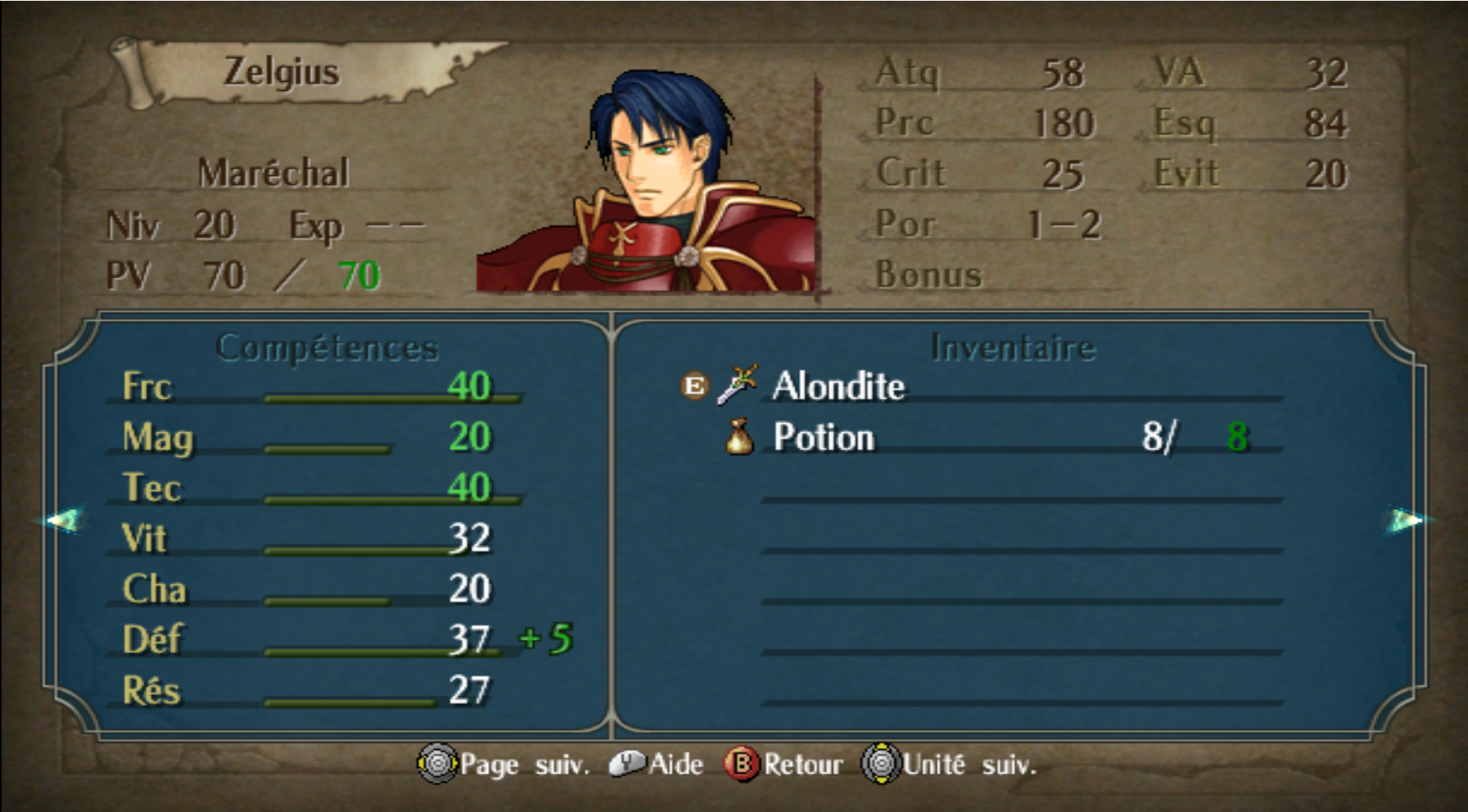 Zelgius received stat boosts from his PoR incarnation through a hacked PoR save file. Zelgius received stat boosts from his PoR incarnation through a hacked PoR save file.