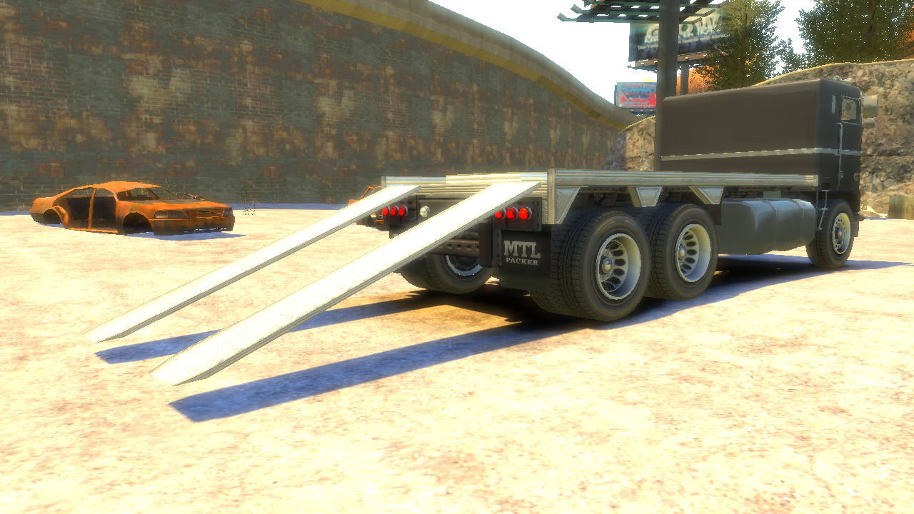 The Packer's unused ramp component spawned in-game. The Packer's unused ramp component spawned in-game.