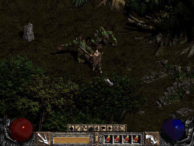 Want another Barbarian screenshot with the cut Kick skill?
