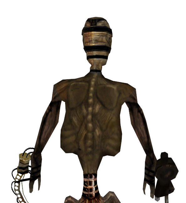 Close up of the prototype Stalker's back.