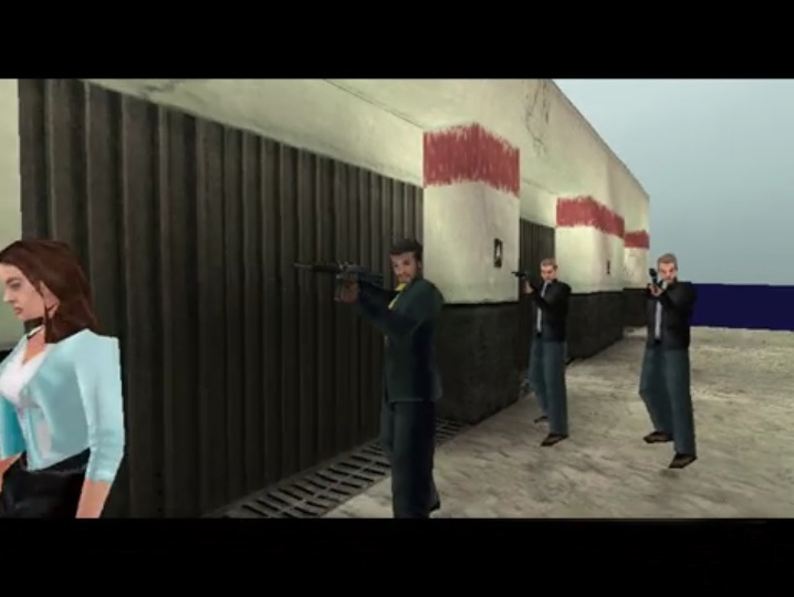 Prototype version shows Gabor holding a rifle instead of a pistol in mission Turncoat.