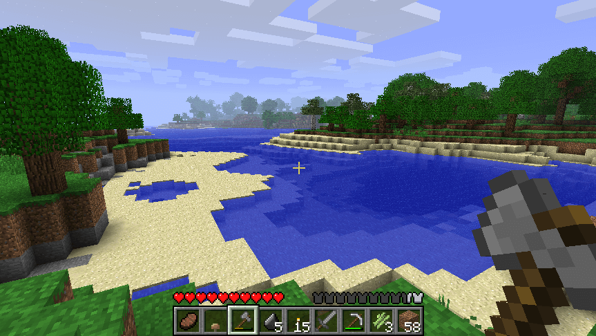 An unused screenshot found in the game files, probably taken on Java Edition, but could be possibly a very early prototype of this port. An unused screenshot found in the game files, probably taken on Java Edition, but could be possibly a very early prototype of this port.