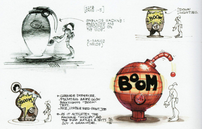 Various designs for the Boom Machine. Various designs for the Boom Machine.