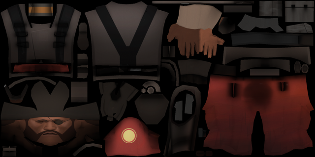The Demoman's early texture.