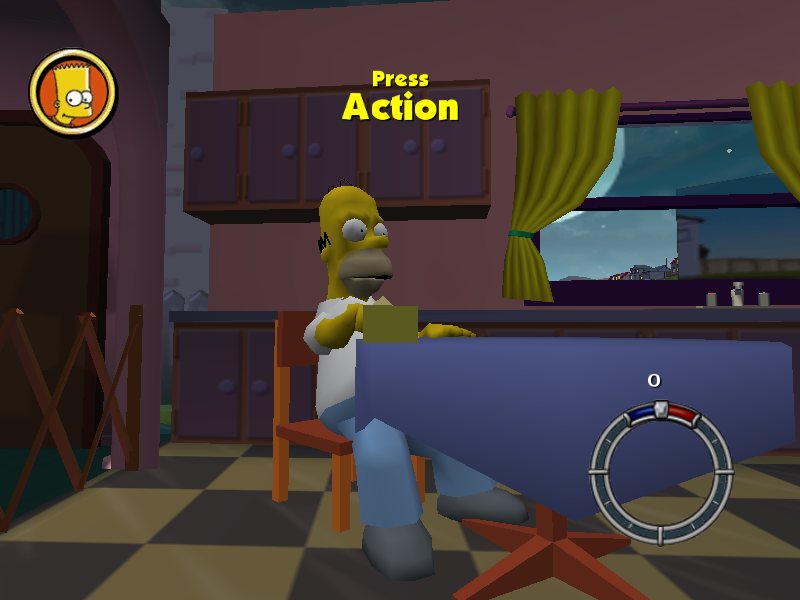 The Homer eating cheese gag uses his Road Rage model. The Homer eating cheese gag uses his Road Rage model.