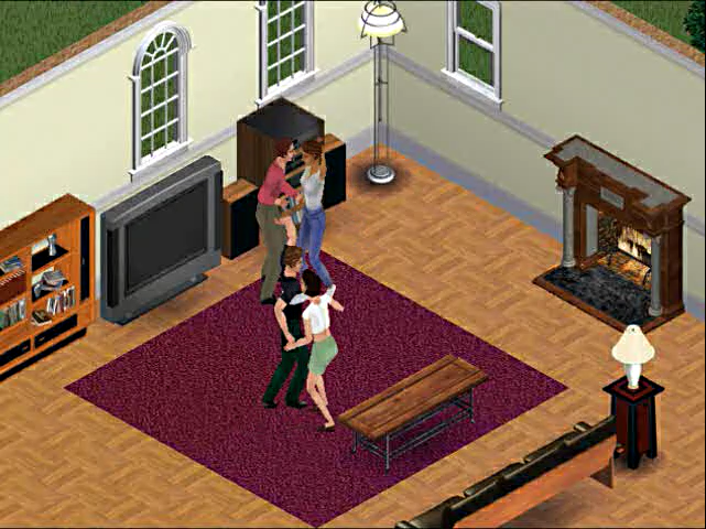 Early high-end TV design. Also, contains a removed coffee table object, brought back to the game in Hot Date. Early high-end TV design. Also, contains a removed coffee table object, brought back to the game in Hot Date.