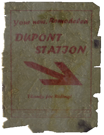 Dupont Station poster. Dupont Station poster.