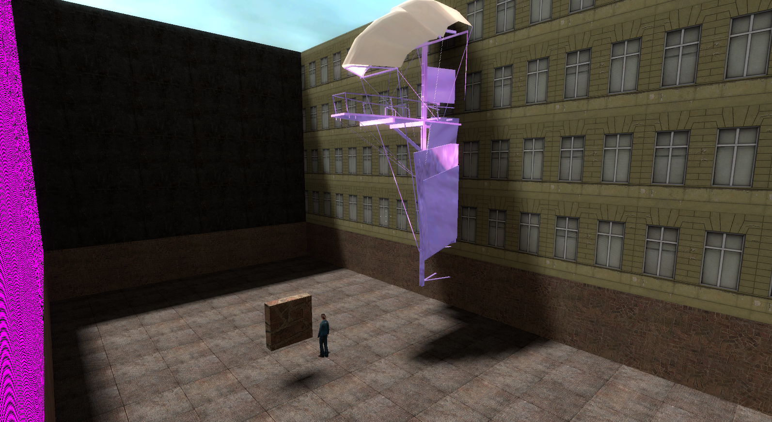 The other area where the point_camera is intended to display and where the Citizen spawns. The other area where the point_camera is intended to display and where the Citizen spawns.