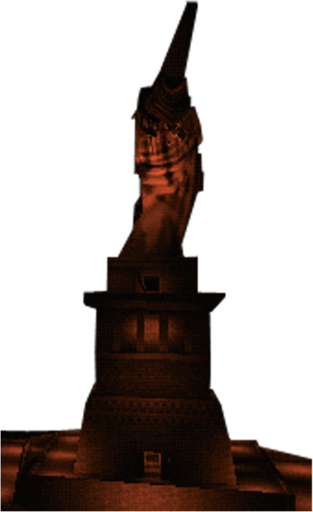 The in-game version of the Statue of Liberty