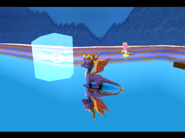 The ice cube in-game The ice cube in-game