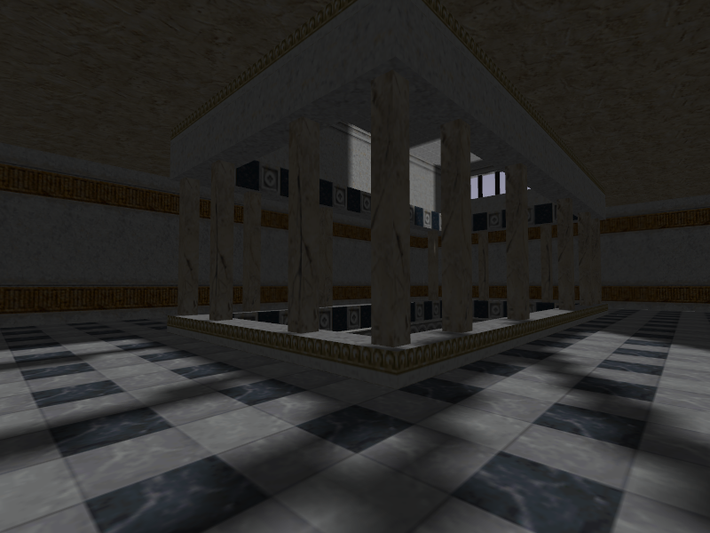 The room above the main room in the staircase area.