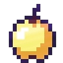 An enchanted golden apple.