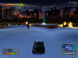 In the final, the Lightning pickup is on the island's jump pad. In the final, the Lightning pickup is on the island's jump pad.