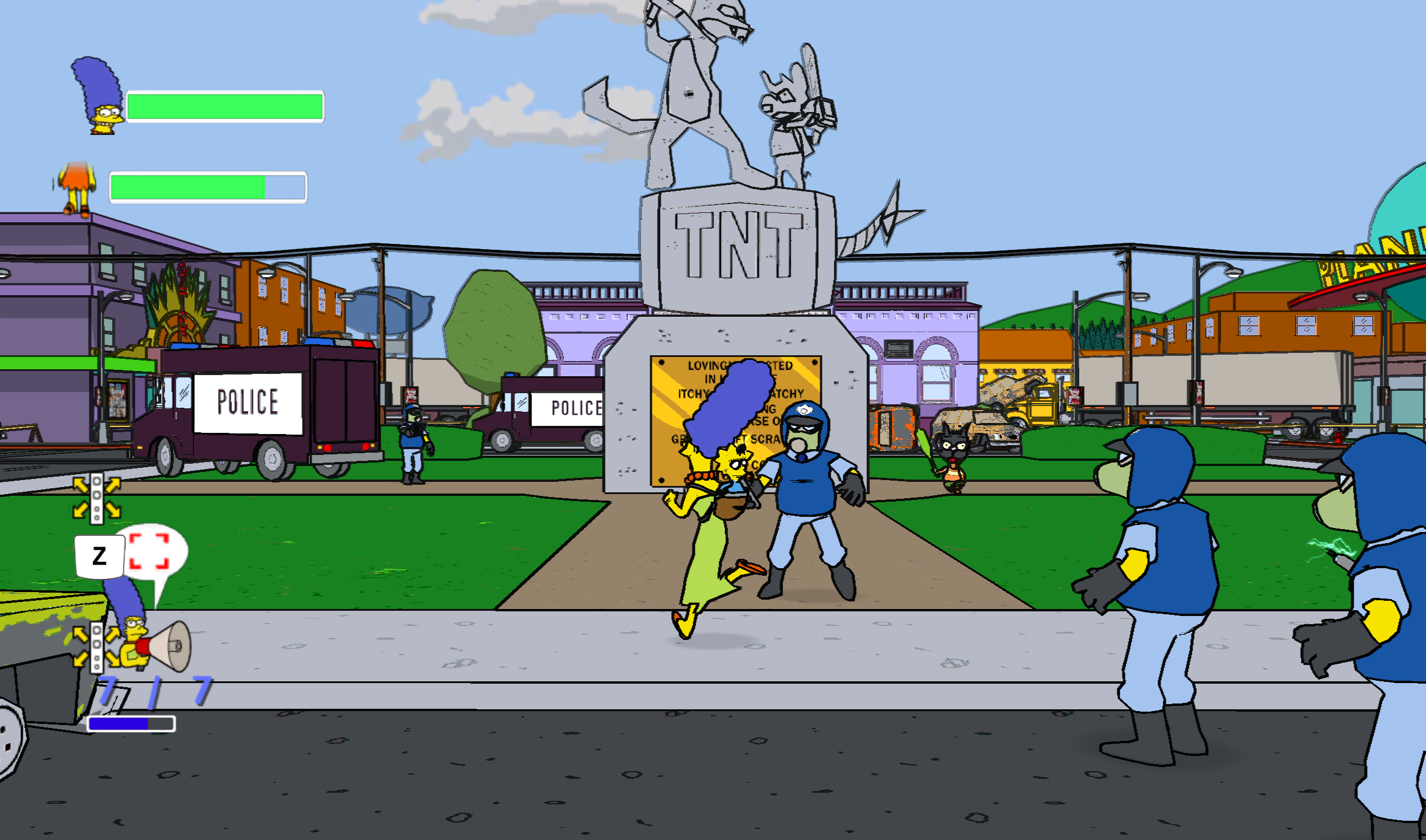SimpsonsGameWii-MOB-Townhall1.png