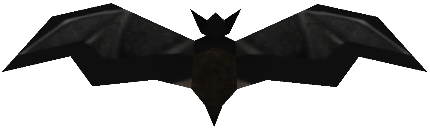 Underside of model.