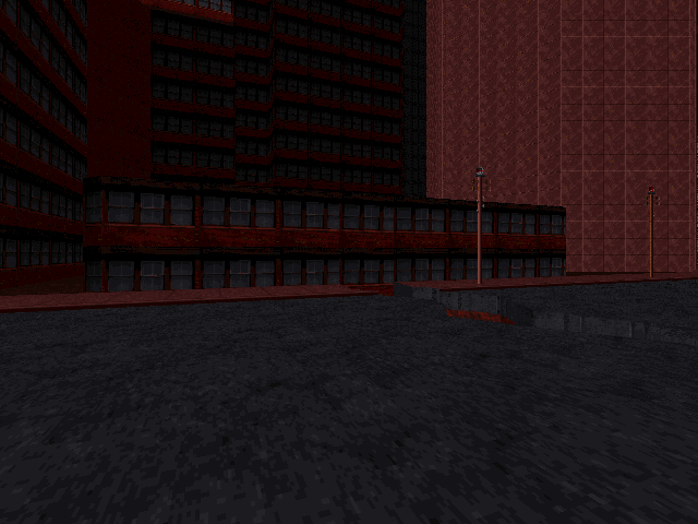 The building goes boom. The building goes boom.