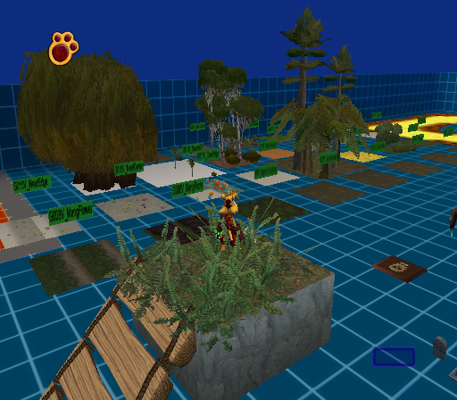 An area with most of the terrain types seen throughout the game. An area with most of the terrain types seen throughout the game.