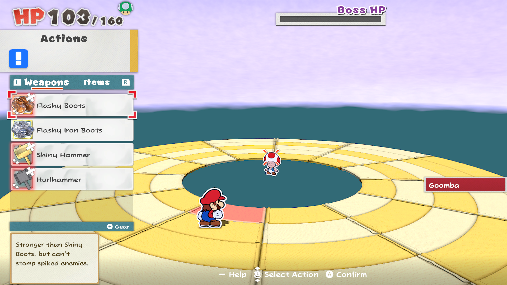 Mario is free to beat up Toad Mario is free to beat up Toad