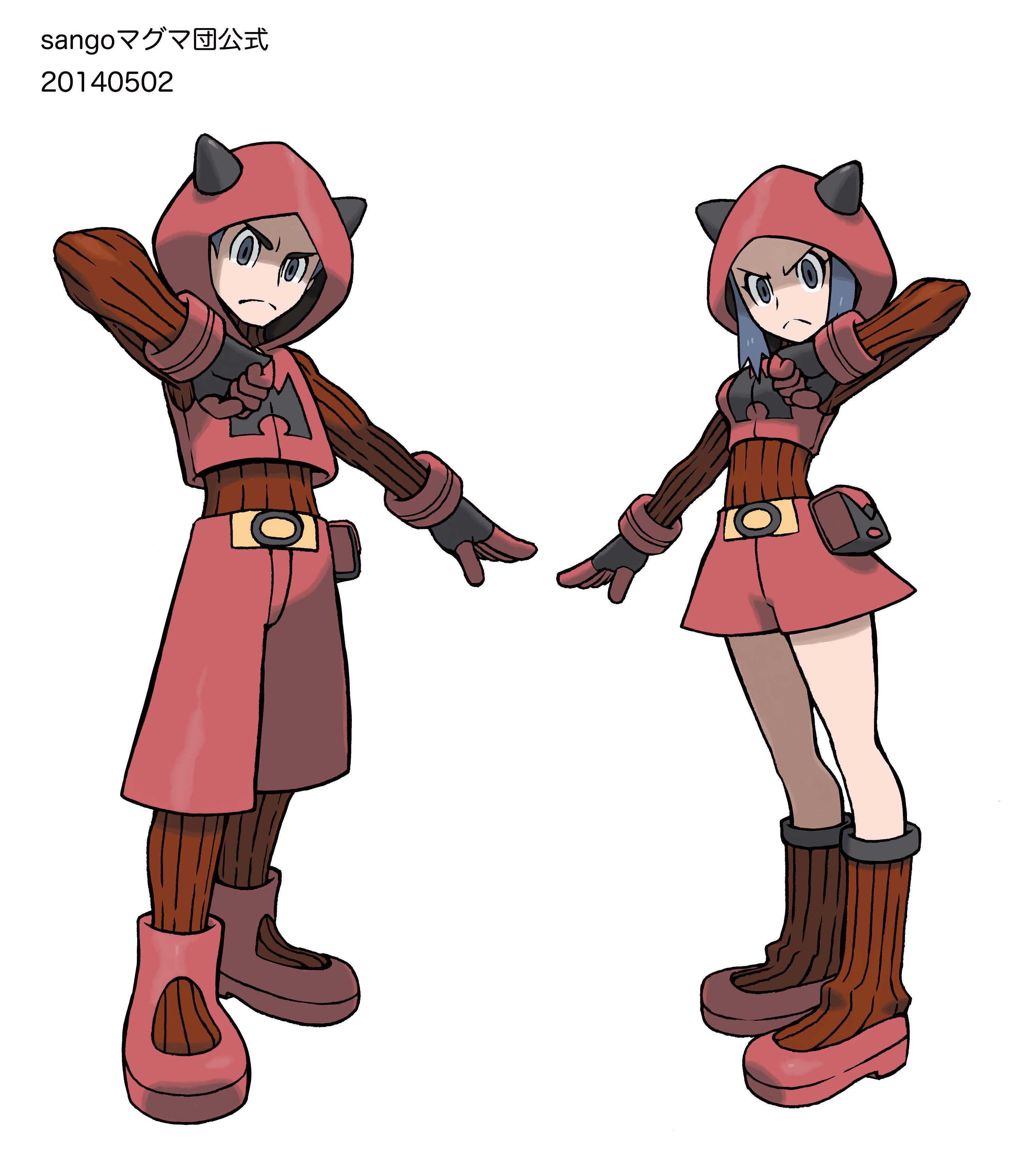 PokeORAS_ConceptArt_sangoマグマ団公式.png PokeORAS_ConceptArt_sangoマグマ団公式.png