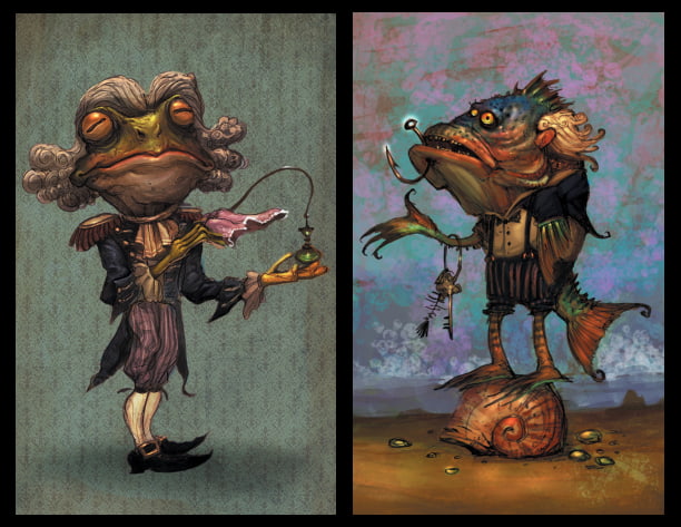 AliceMR_Frog_Footman_&_Fish_Servant_Art.jpg