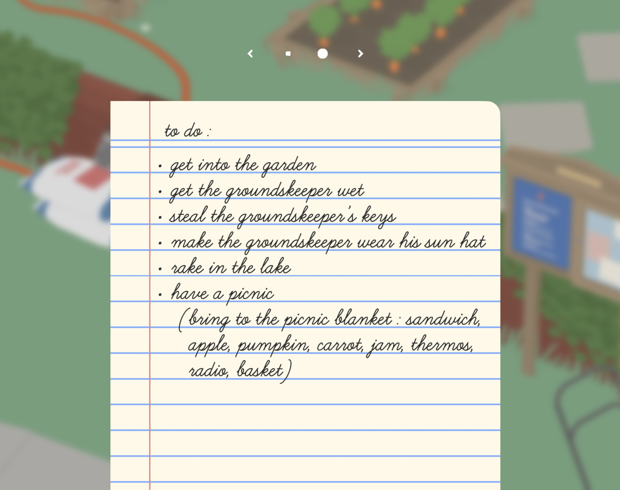 To-Do list as it is on the latest Steam build. To-Do list as it is on the latest Steam build.