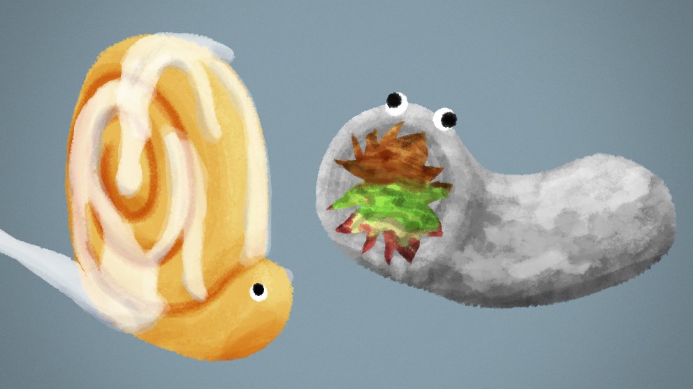 Cinnasnail and Incherrito Cinnasnail and Incherrito