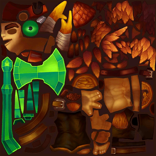 Bushwhack's texture map Bushwhack's texture map