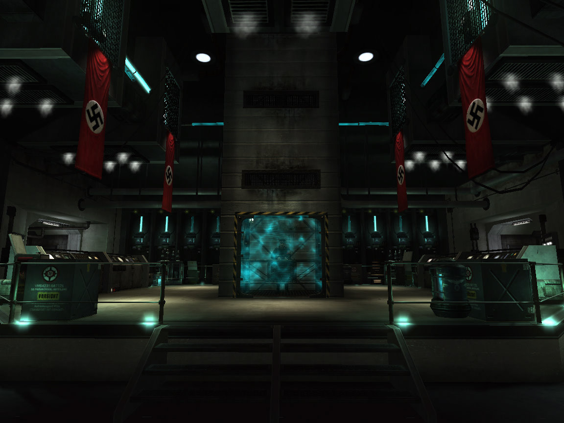 Supply elevator arena.