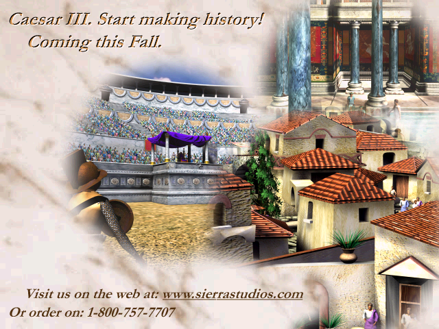 Preview for the full version of Caesar III.
