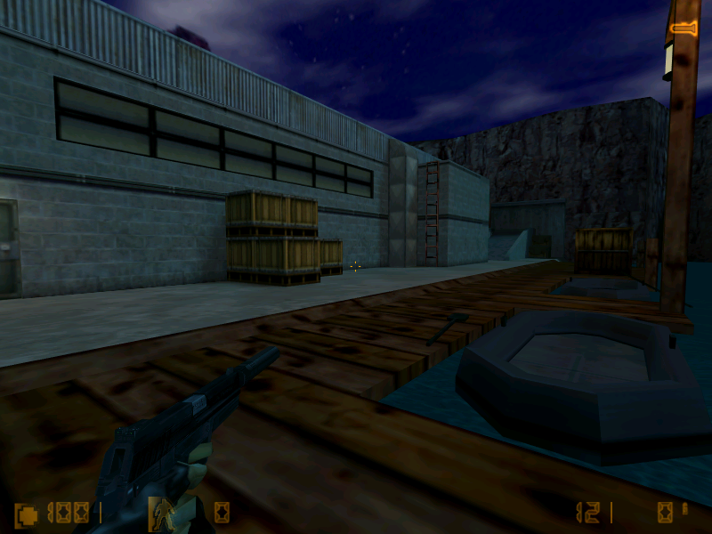 CT spawn and first warehouse.