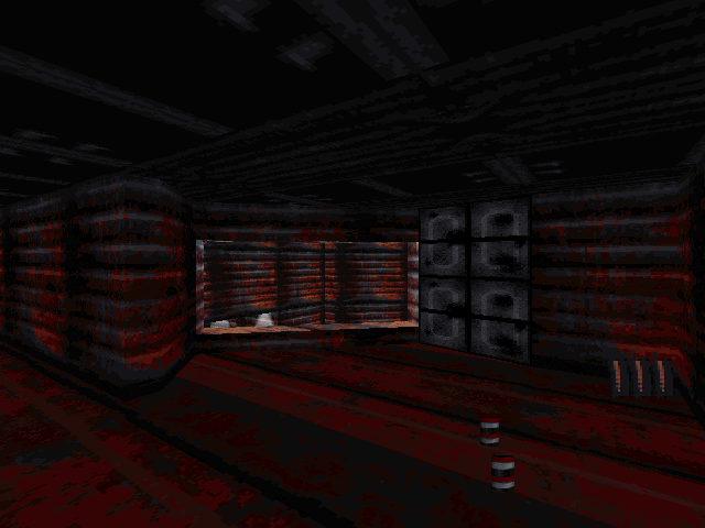 Right window above center room (the lights were shot out while dealing with a Drone 1). Right window above center room (the lights were shot out while dealing with a Drone 1).