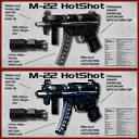 Above, original Invisible War image. Below, MP5 from collage downscaled and overlaid.
