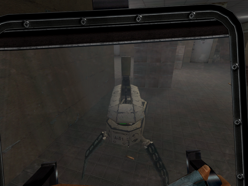 Riot shield with 90 or more charge.