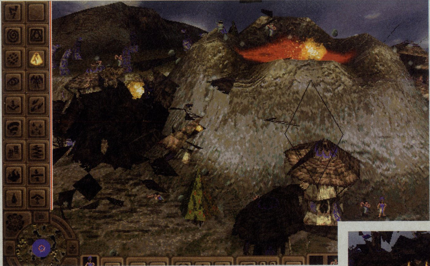 The first iteration of the game's user interface on display The first iteration of the game's user interface on display