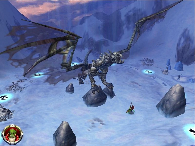 Perhaps this large dragon became the Frost Wyrm. Perhaps this large dragon became the Frost Wyrm.