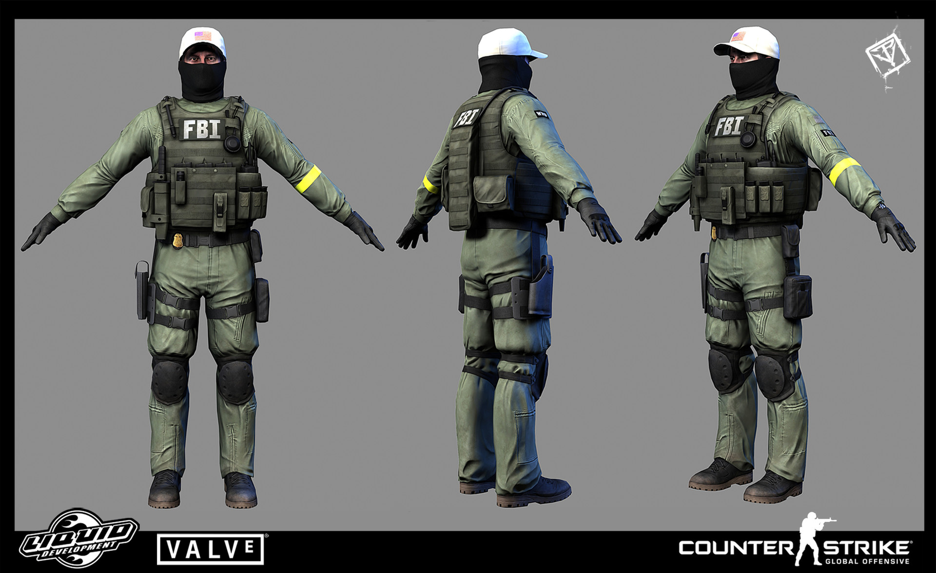 Low-polygon render.
