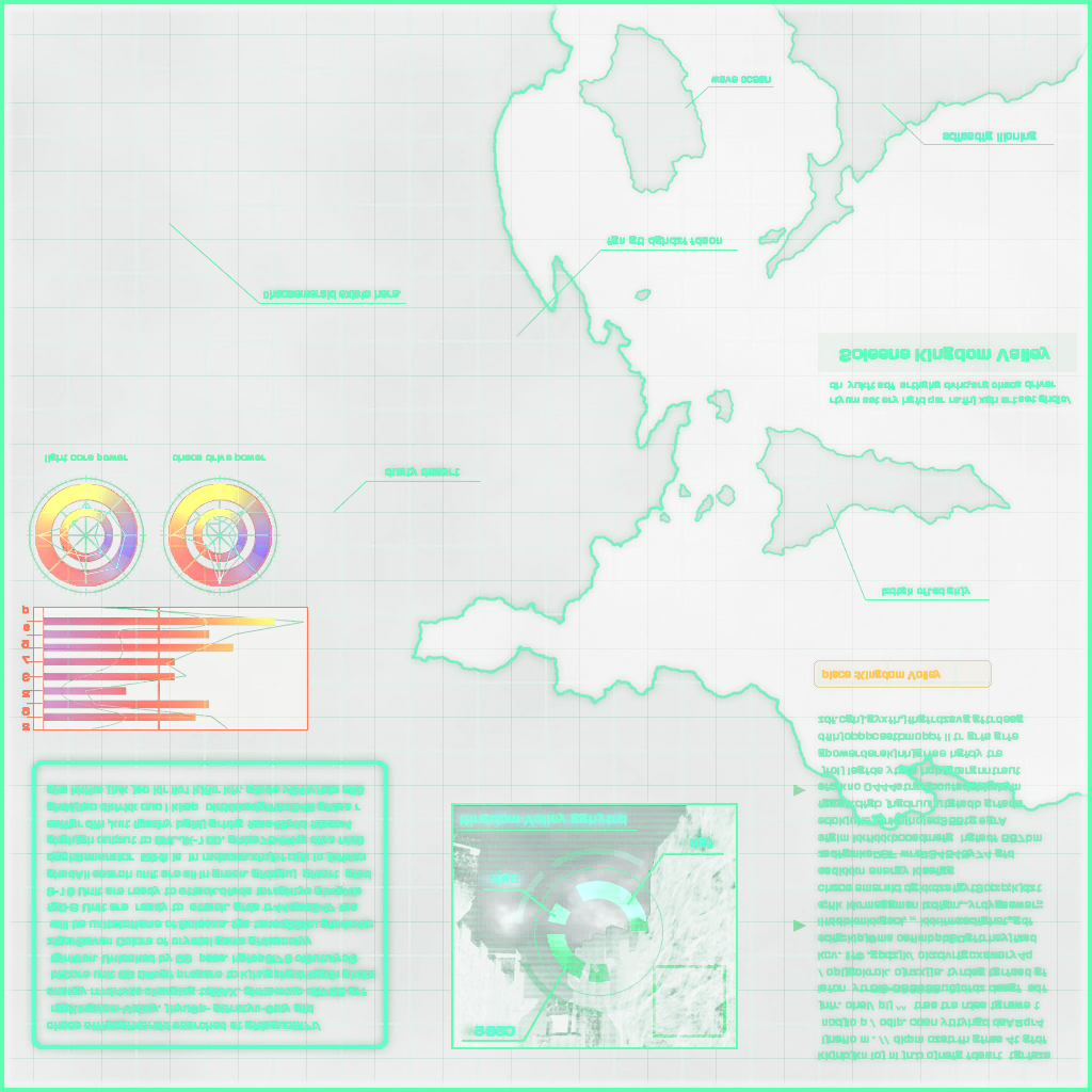 Text and the locations for Wave Ocean, Dusty Desert and Kingdom Valley can be seen. There's also text that says "chaos emerald exists here".
