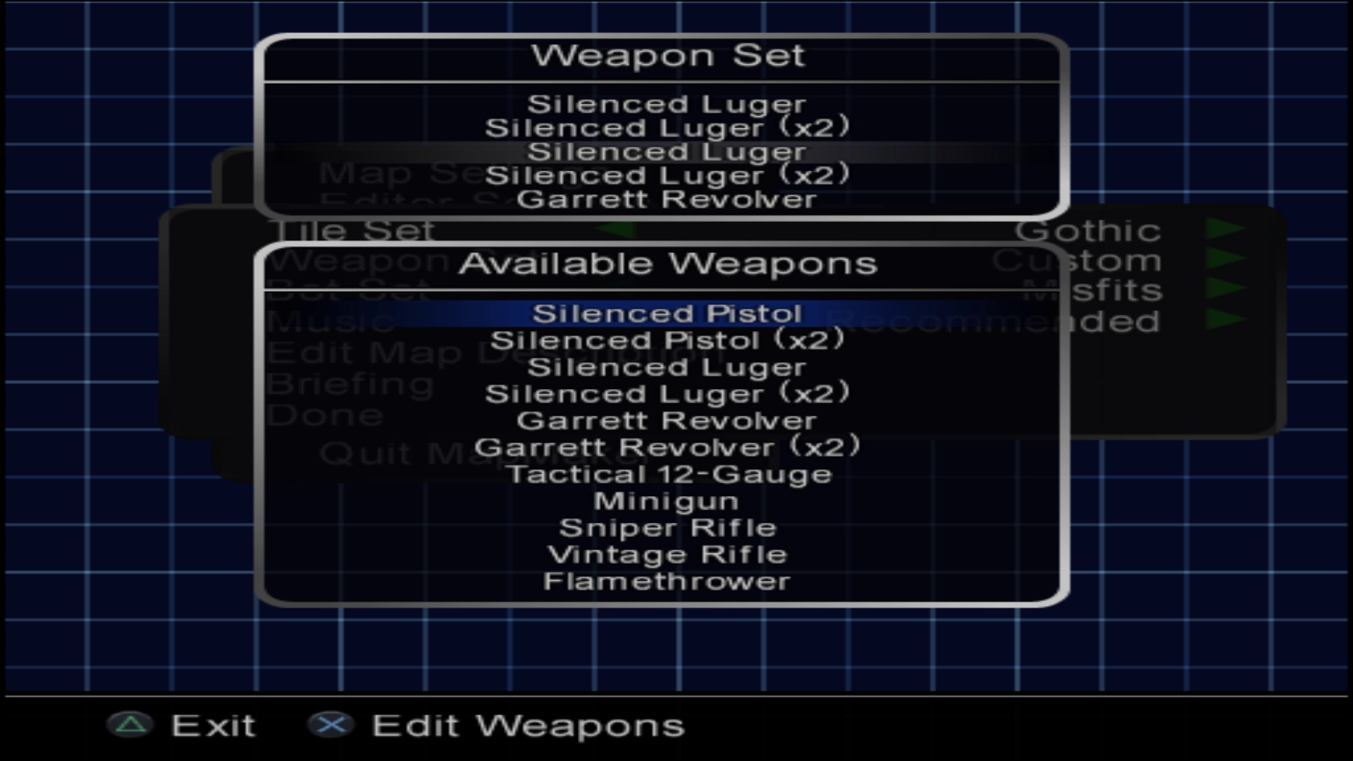 Silenced Lugers in MapMaker