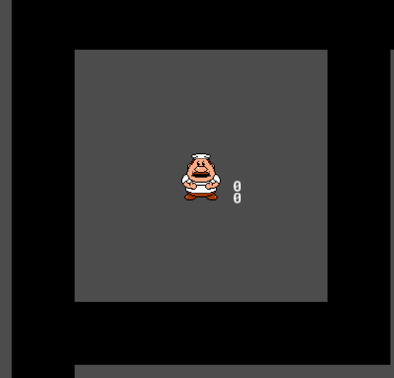 A second GIF showing gameplay from later on in development. The RPG elements had been scrapped by this point. (Click to animate)
