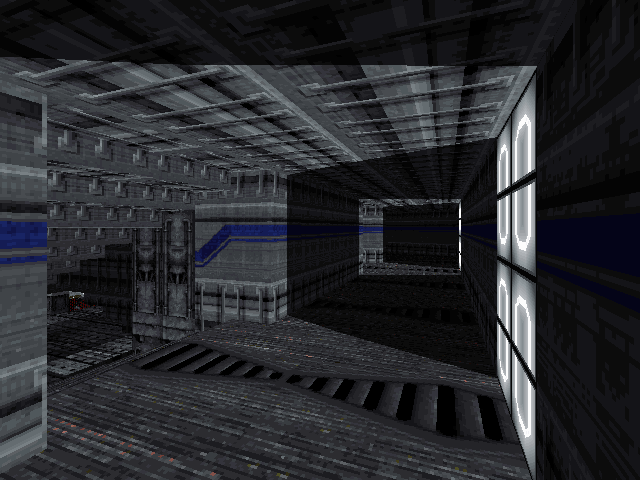 Tight hallway in the upper room. Tight hallway in the upper room.