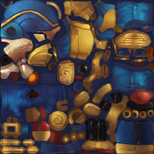 Boom Jet's texture map Boom Jet's texture map