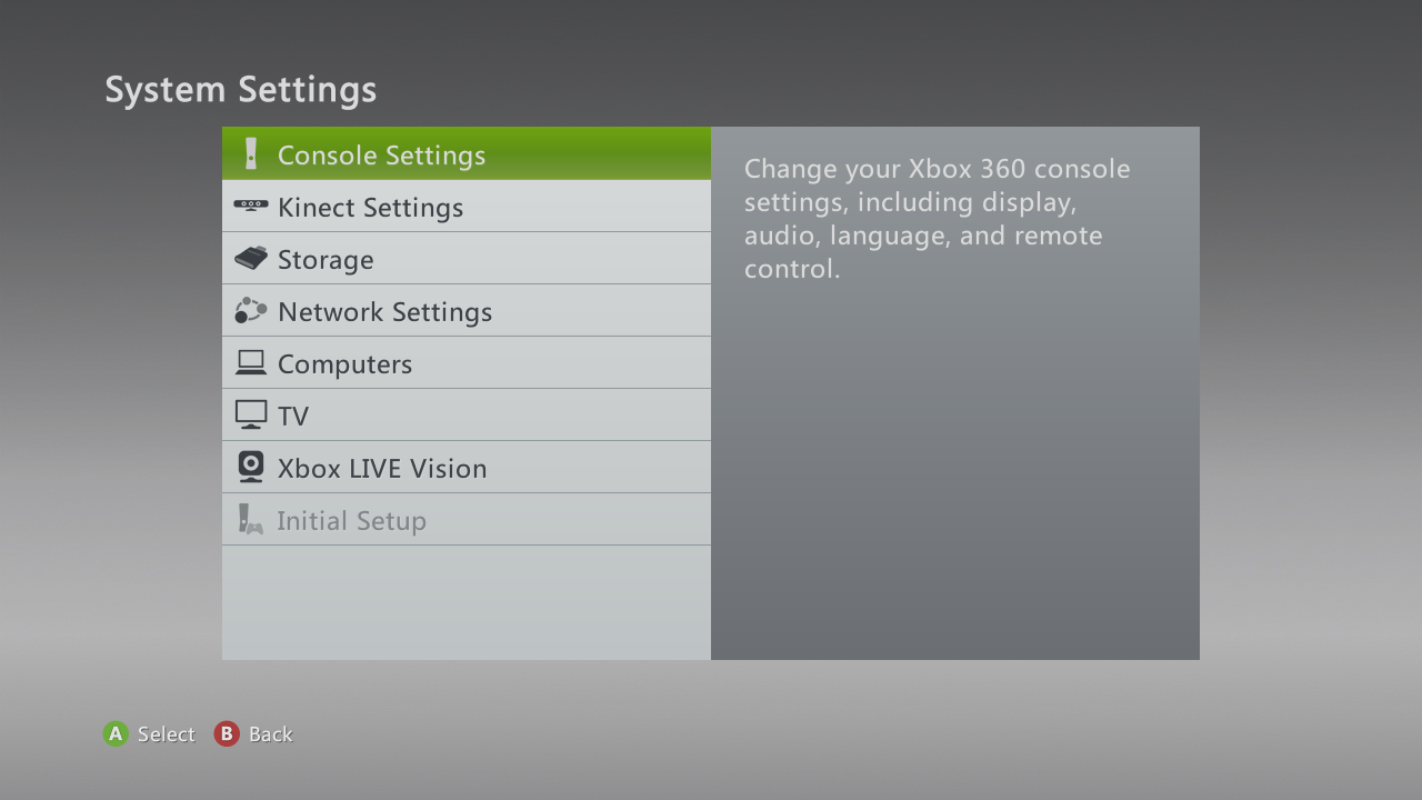 System Settings System Settings