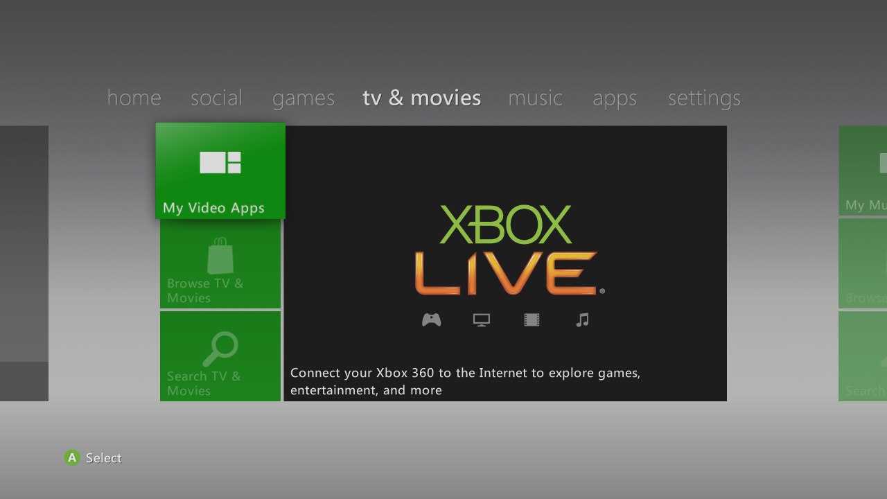 Dashboard (TV & Movies Tab) Dashboard (TV & Movies Tab)
