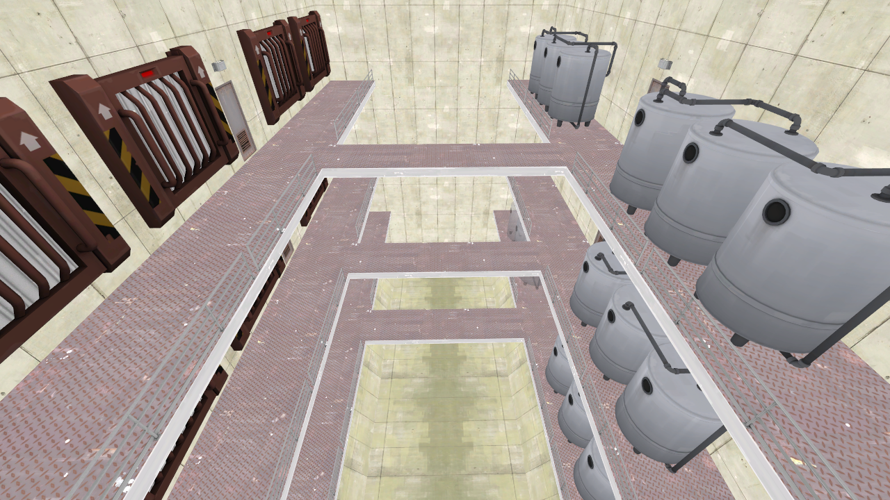 The area below the second control point. mat_fullbright 1 has been turned on for better visibility.
