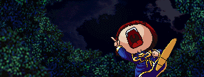 OP_C08 Cotton screaming and pointing at nothing.