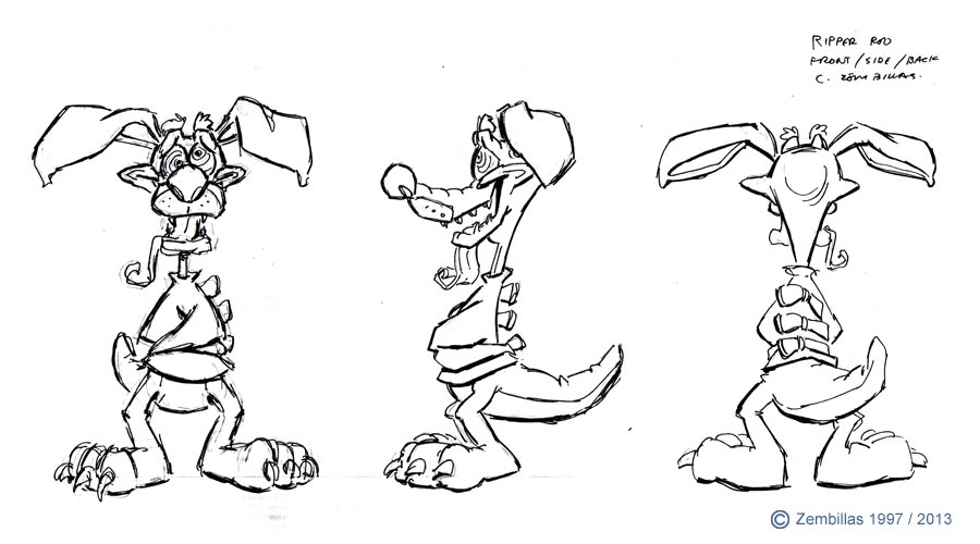Ripper Roo reference for use by toy manufacturers. Ripper Roo reference for use by toy manufacturers.