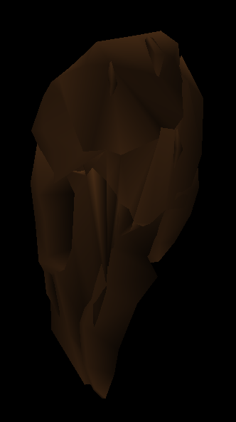 A large, magatama-shaped rock that actually shows up in the early footage of this part of the stage. The model is assembled through multiple other smaller models, and when one appears in the level, it breaks apart after a few seconds. It uses a dark-brown rock texture.
