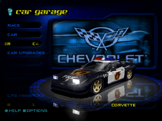 Chevrolet Corvette, police version Chevrolet Corvette, police version